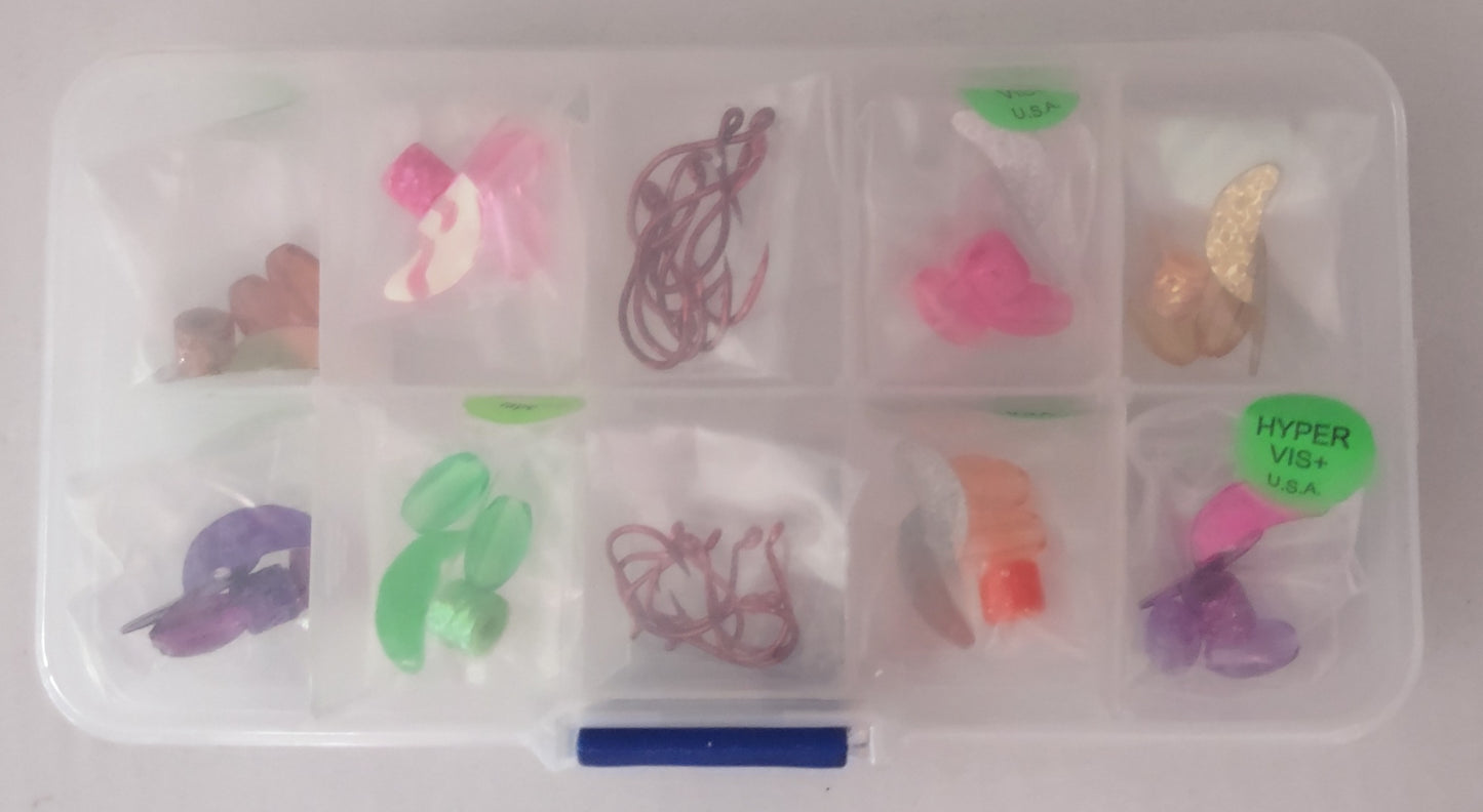 Koka-whirl kokanee trout walleye spinner kit