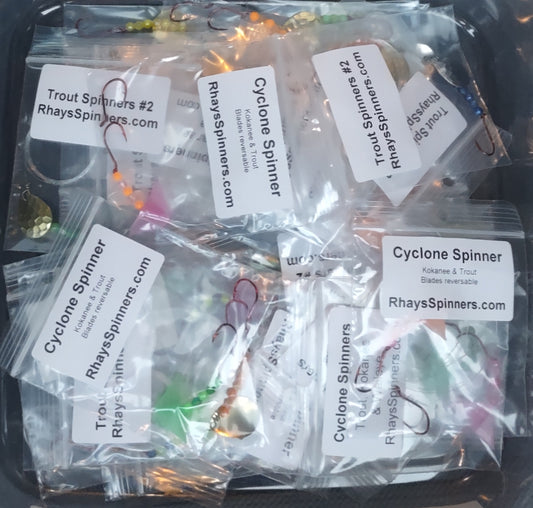 Kokanee & trout Spinners (random pick)